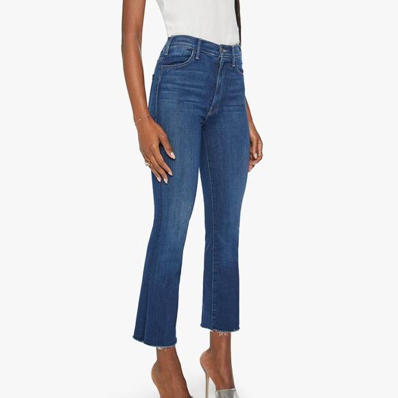 MOTHER The Hustler Ankle Fray Jeans Home Movies Wash NWT - Picture 1 of 12